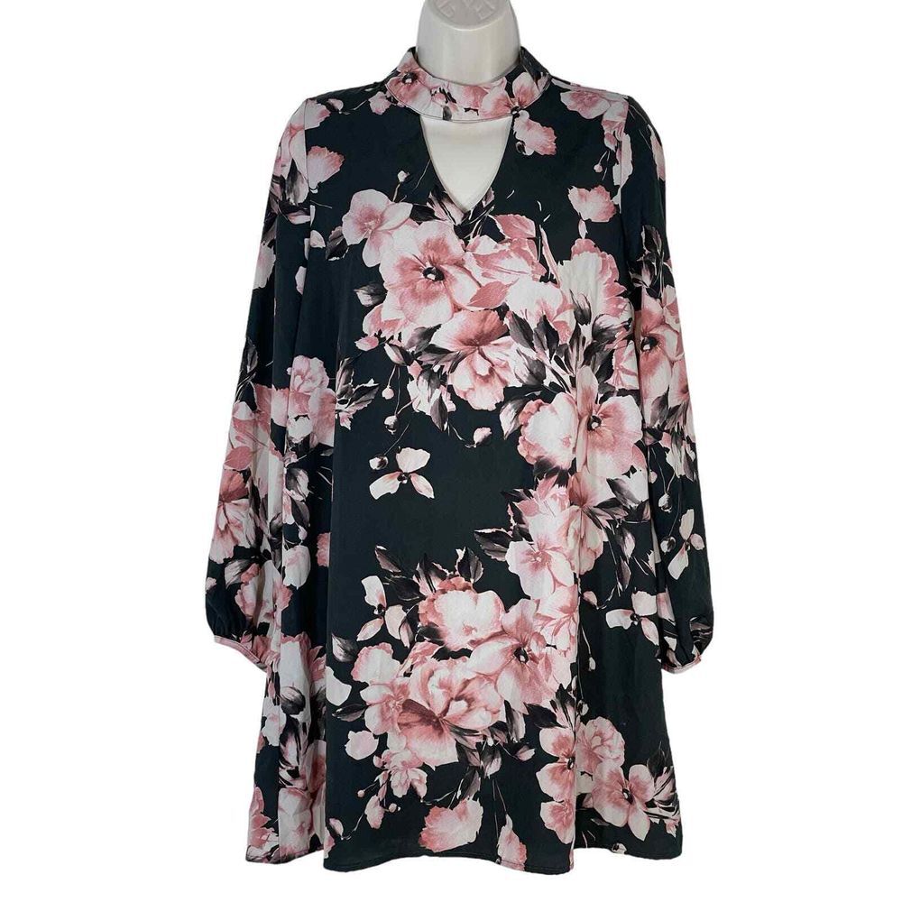 Peach Love New Women S‎ Floral Dress Romantic Y2K V Neck A-Line